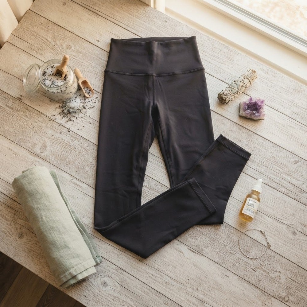 Prana Womens High Waisted Yoga Leggings Charcoal Gray XS Activewear Workout
